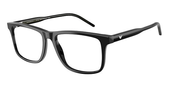 Emporio Armani EA3257 - Shiny Black, Plastic, Rectangle frame