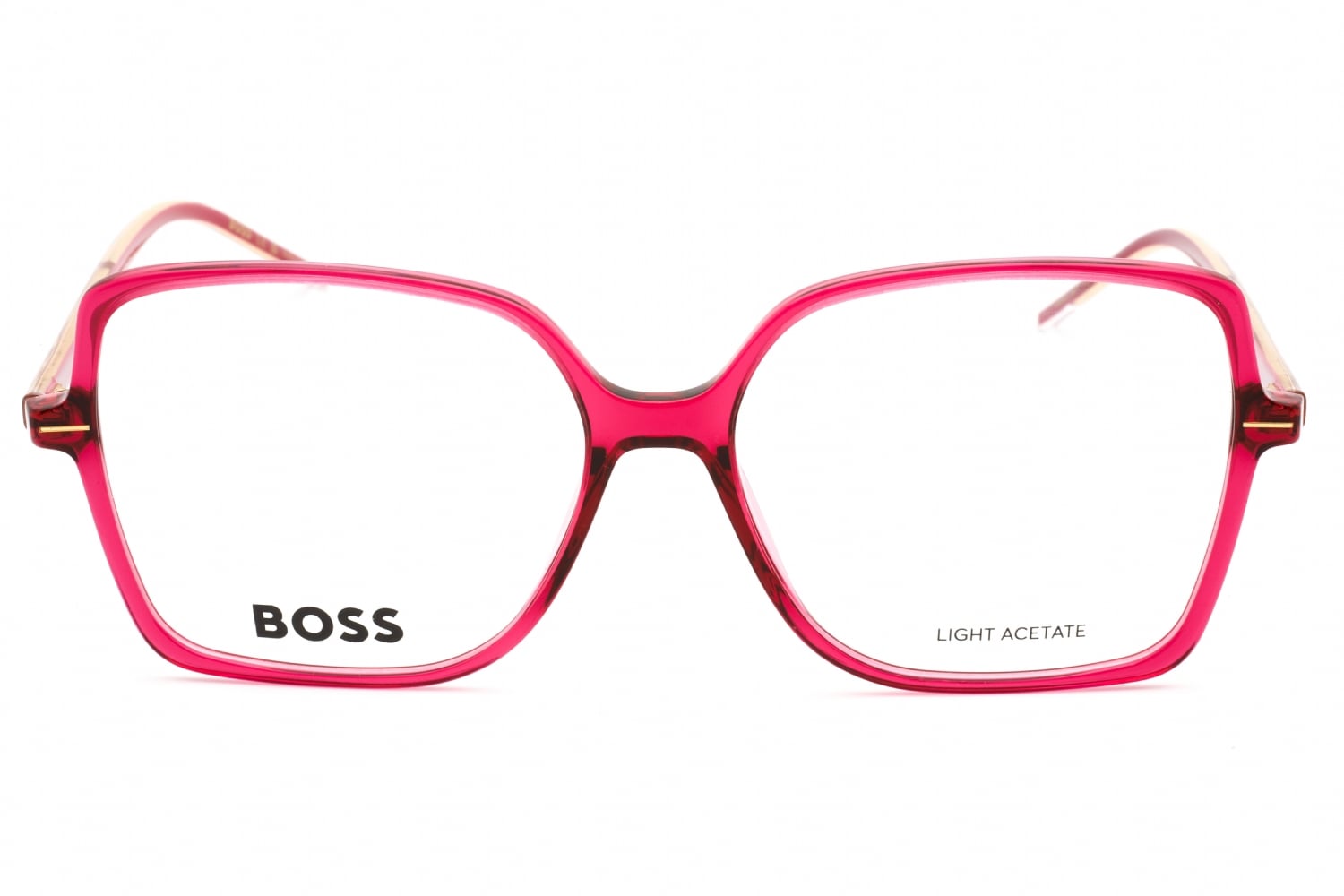 Hugo Boss BOSS 1587 - Cherry, Metal, Rectangle frame