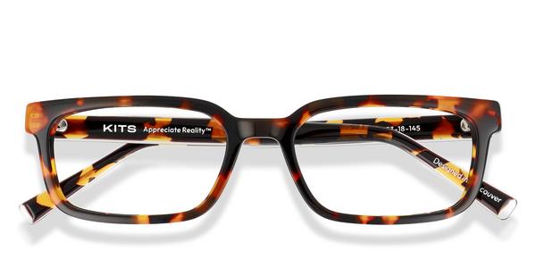 KITS Dorian - Dark Havana, Acetate, Rectangle frame