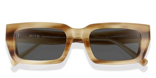 KITS Mattias Sun - Grey, Acetate, Rectangle frame