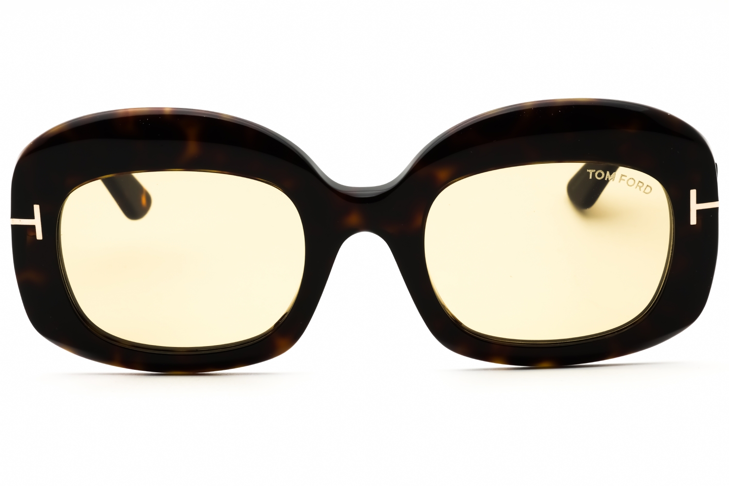 Tom Ford FT1219 - Dark Havana, Acetate, Oval frame