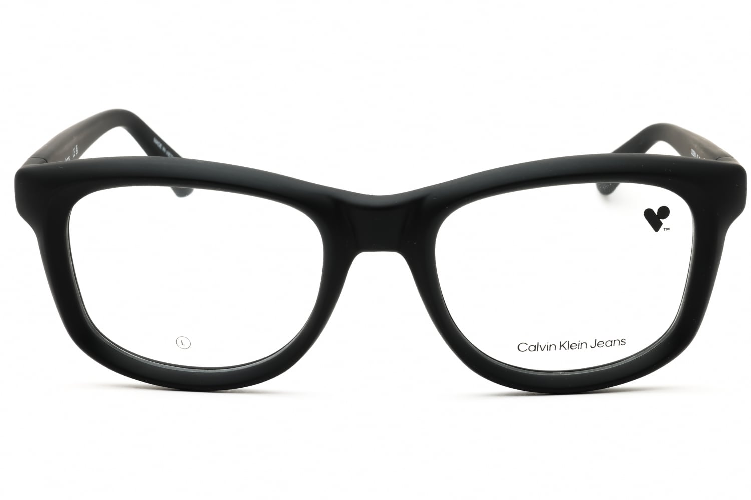 Calvin Klein Jeans CKJ25614 - Matte Black, Acetate, Oval frame