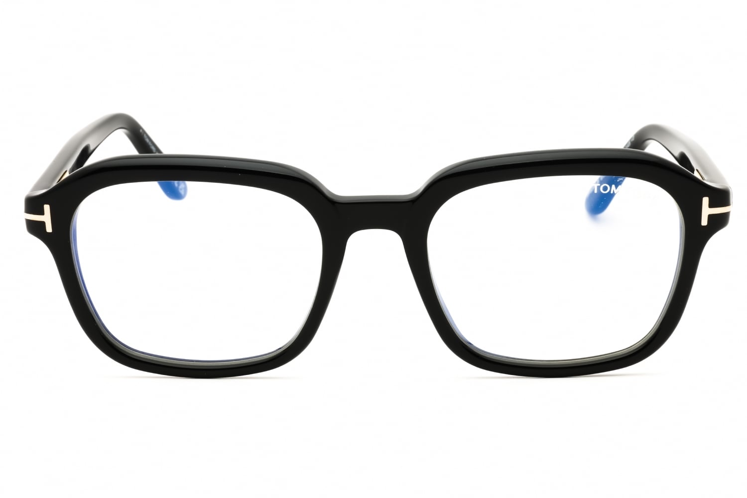 Tom Ford FT6060-B - Shiny Black/clear, Acetate, Oval frame