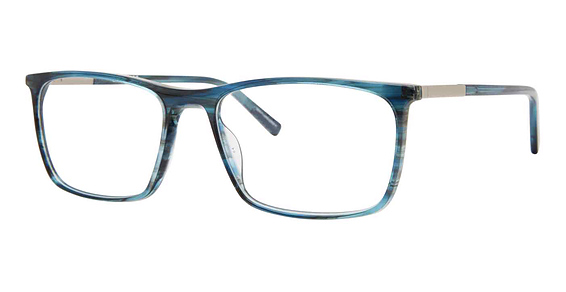 Liz Claiborne CB 321 - Blue, Acetate, Rectangle frame
