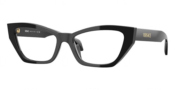 Versace VE3373U - Black, Plastic, Cat Eye frame