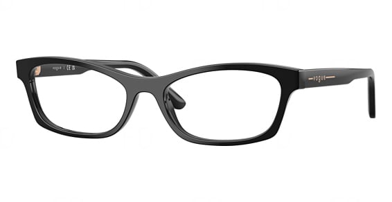 Vogue VO5747 - Black, Plastic, Mixed Shapes frame