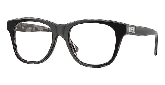 Diesel DL4026U - TOP Nero, Plastic, Rectangle frame
