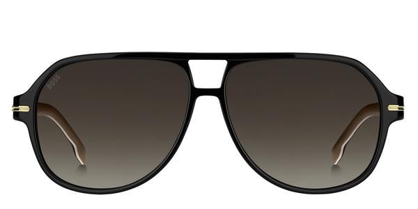 Hugo Boss Boss 1507/S - Black, Eco-Friendly, Aviator frame