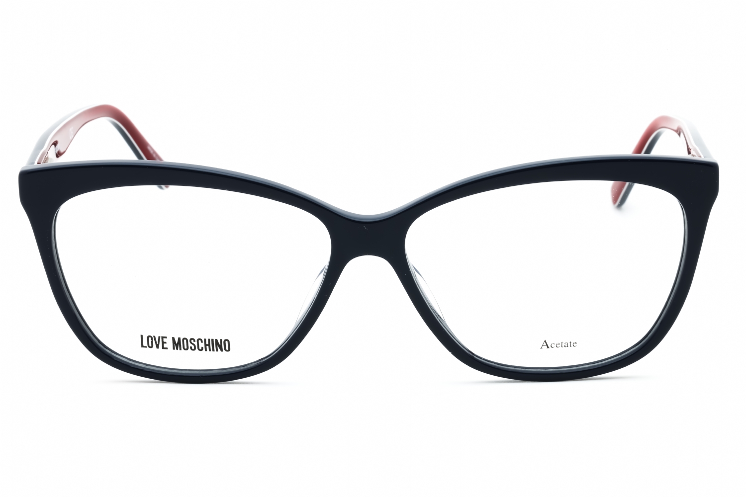 NEW MOSCHINO EYEGLASSES BLACK BLUE HAVANA WOMEN EYEWEAR MOSCHINO MOS583 0EDC 00 Opticontacts.com -- Moschino MOS583 main image 2
