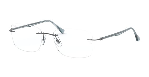 Ray-Ban RX8725 - Dark Sand Gunmetal, Titanium, Rectangle frame