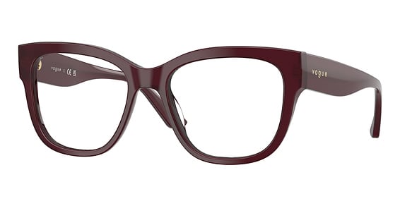 Vogue VO5605 - Full Bordeaux, Plastic, Oval frame