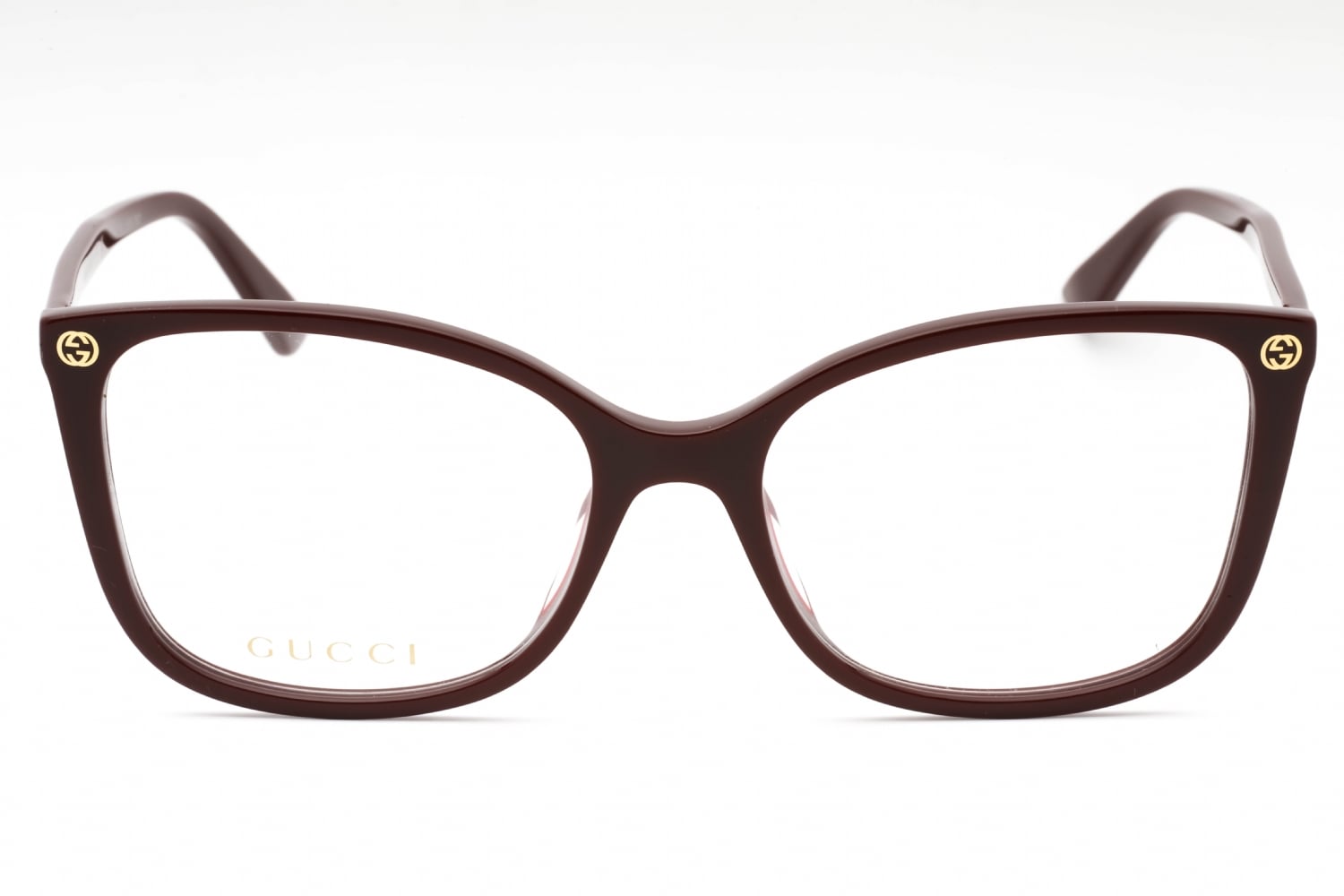Gucci GG0026O - Burgundy, Acetate, Rectangle frame