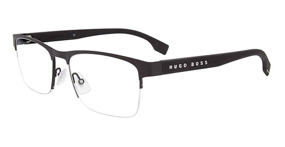 Hugo Boss Boss 1355/U - Matte Black, Stainless Steel, Rectangle frame