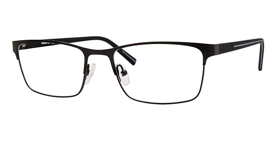 Liz Claiborne CB 257 - Matte Black, Stainless Steel, Rectangle frame