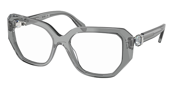 Swarovski SK2035 - Transparent Grey, Plastic, Oval frame