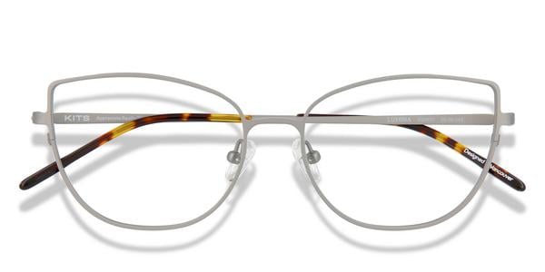 KITS Lumina Steel - Gunmetal, Stainless Steel, Cat Eye frame
