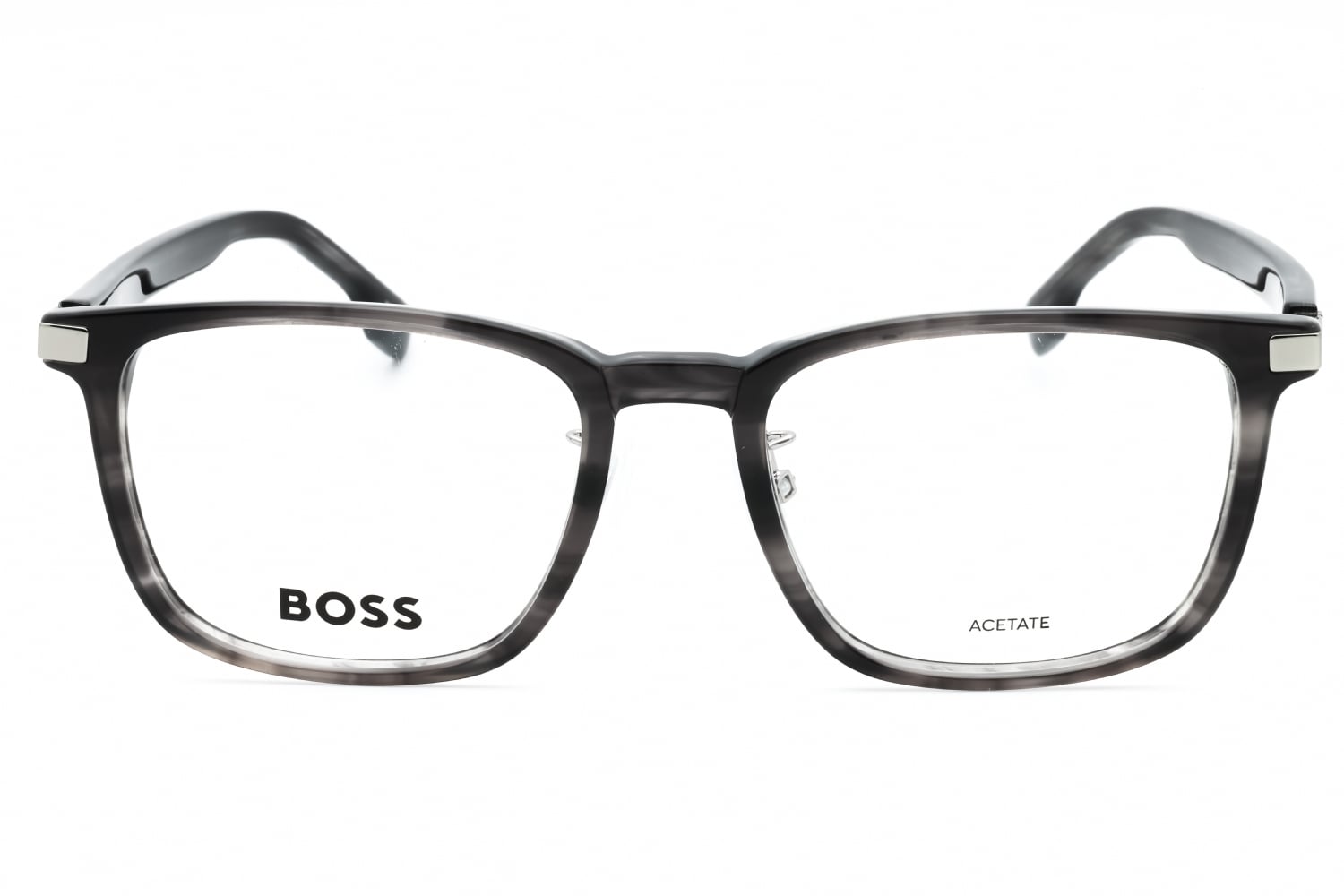 Hugo Boss BOSS 1408/F - Grey Horn, Plastic, Rectangle frame