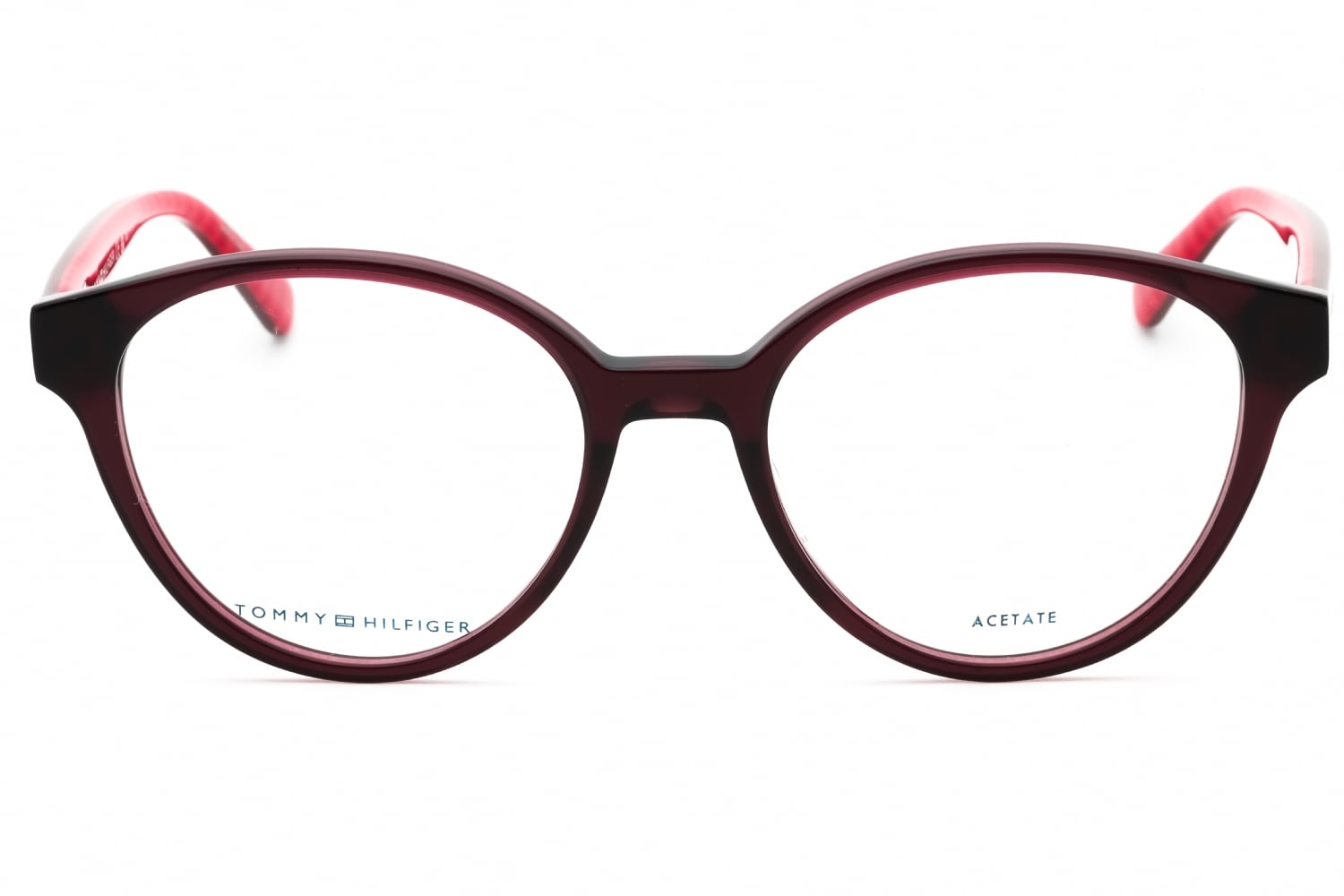 Tommy Hilfiger TH 2007 - Brgpttred, Plastic, Round frame