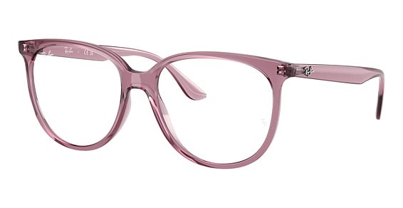 Ray-Ban RX4378V - Opal Light Violet, Acetate, Round frame