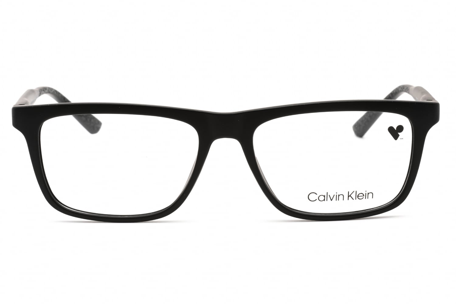 Calvin Klein CK22547 - Matte Black, Plastic, Rectangle frame