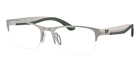 Ray-Ban RX7551 - Gunmetal, Metal, Rectangle frame