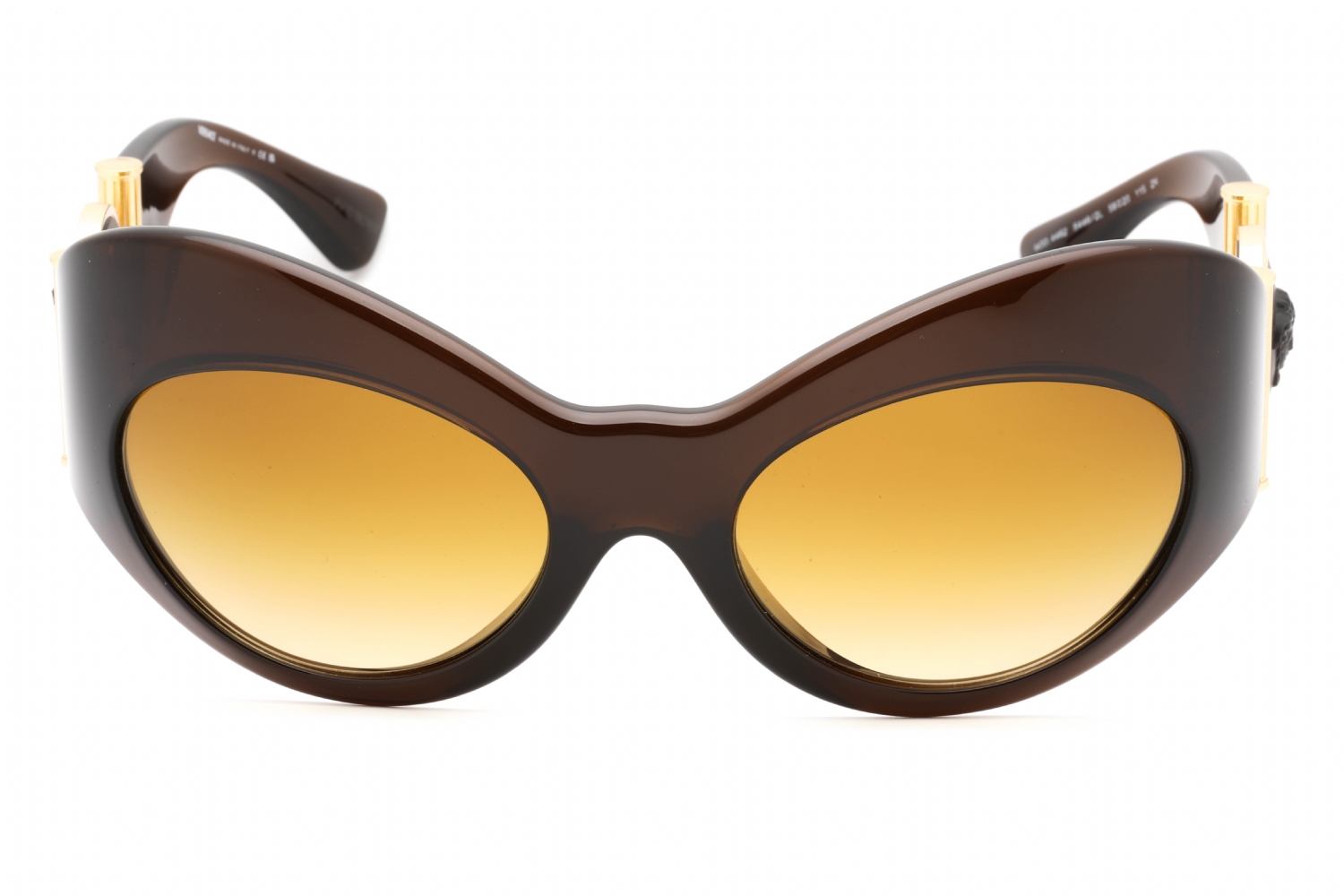 Versace 0VE4462 - Transparent Brown, Plastic, Cat Eye frame