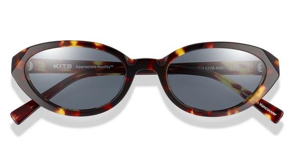 KITS Tallow Sun - Havana, Acetate, Cat Eye frame