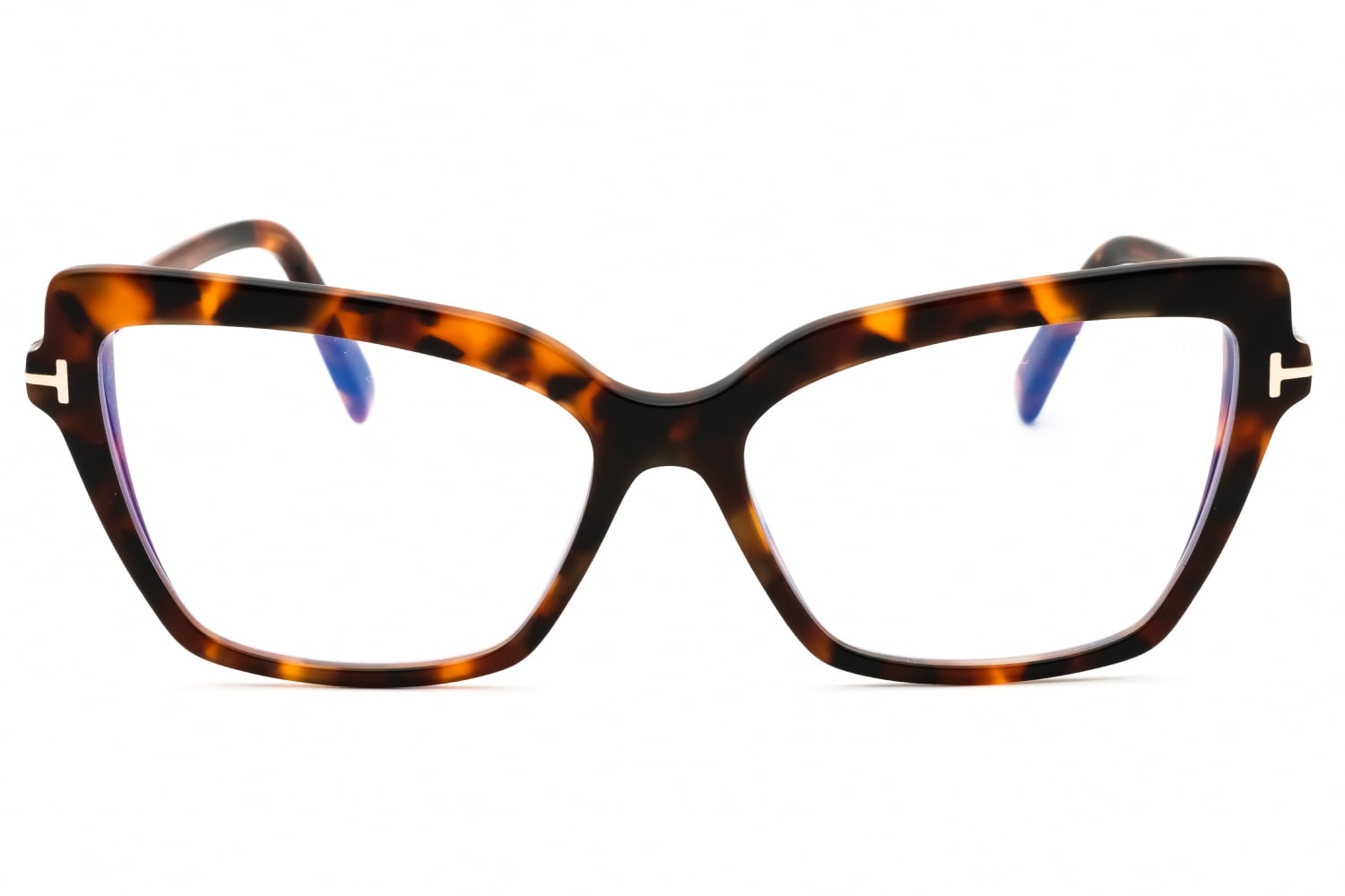 Tom Ford FT5948-B - Dark Havana/clear, Acetate, Cat Eye frame