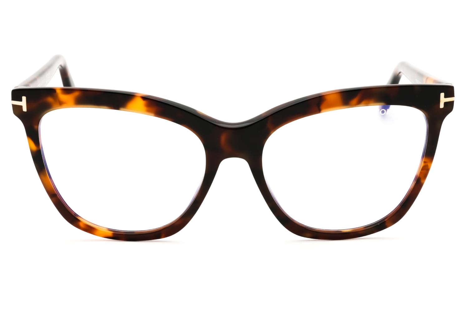 Tom Ford FT6042-B - Dark Havana/clear, Acetate, Cat Eye frame