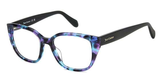 Juicy Couture JU 258 - Bl Vlt Hvn, Acetate, Rectangle frame