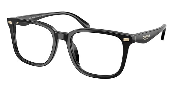 COACH HC6276U - Black, Plastic, Oval frame