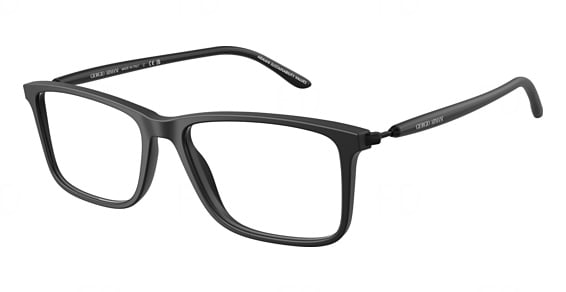 Giorgio Armani AR7261F - Matte Black, Plastic, Rectangle frame