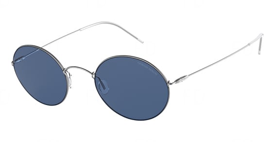 Giorgio Armani AR6115T - Grey, Titanium, Oval frame