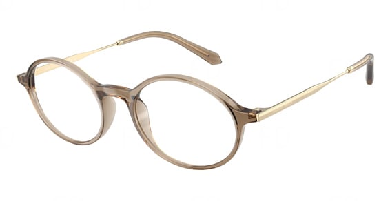 Giorgio Armani AR7295U - Transparent Green, Acetate, Mixed Shapes frame