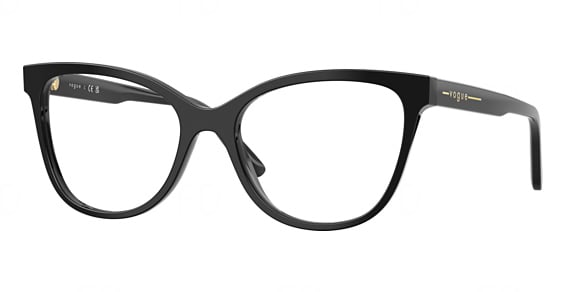 Vogue VO5748 - Black, Plastic, Mixed Shapes frame