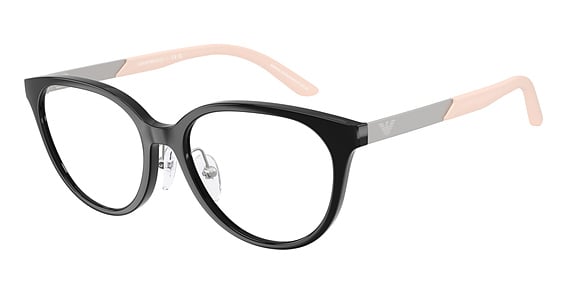 EMPORIO ARMANI KIDS EK3010 - Shiny Black, Acetate, Cat Eye frame