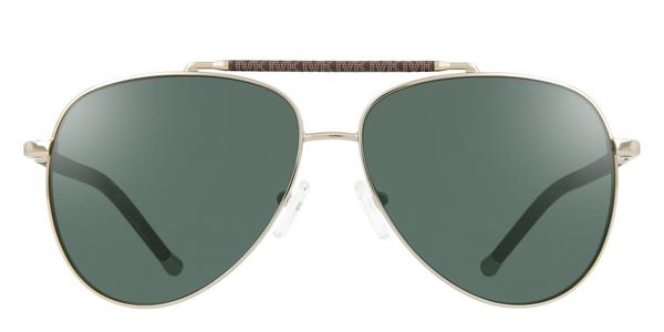 Michael Kors MK1146 Portugal - Shiny Light Gold, Plastic, Aviator frame
