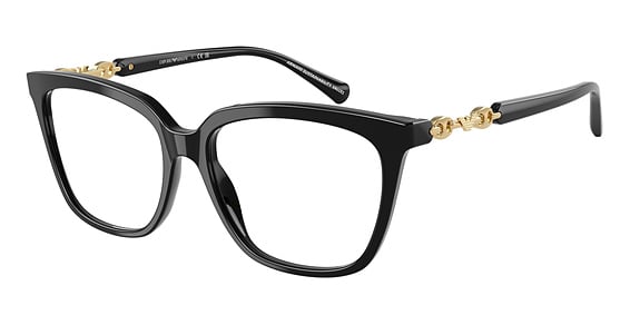 Emporio Armani EA3248 - Shiny Black, Plastic, Rectangle frame