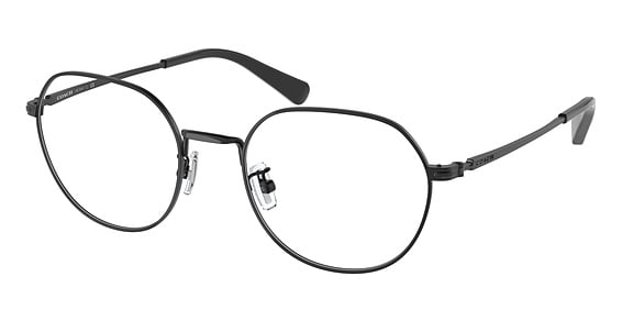 COACH HC5141 - Satin Black, Metal, Round frame