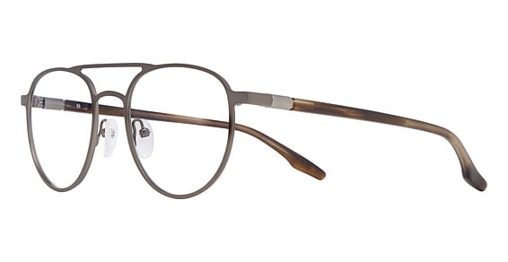 Elasta E 8015 - Matte Dark Ruthenium, Stainless Steel, Oval frame