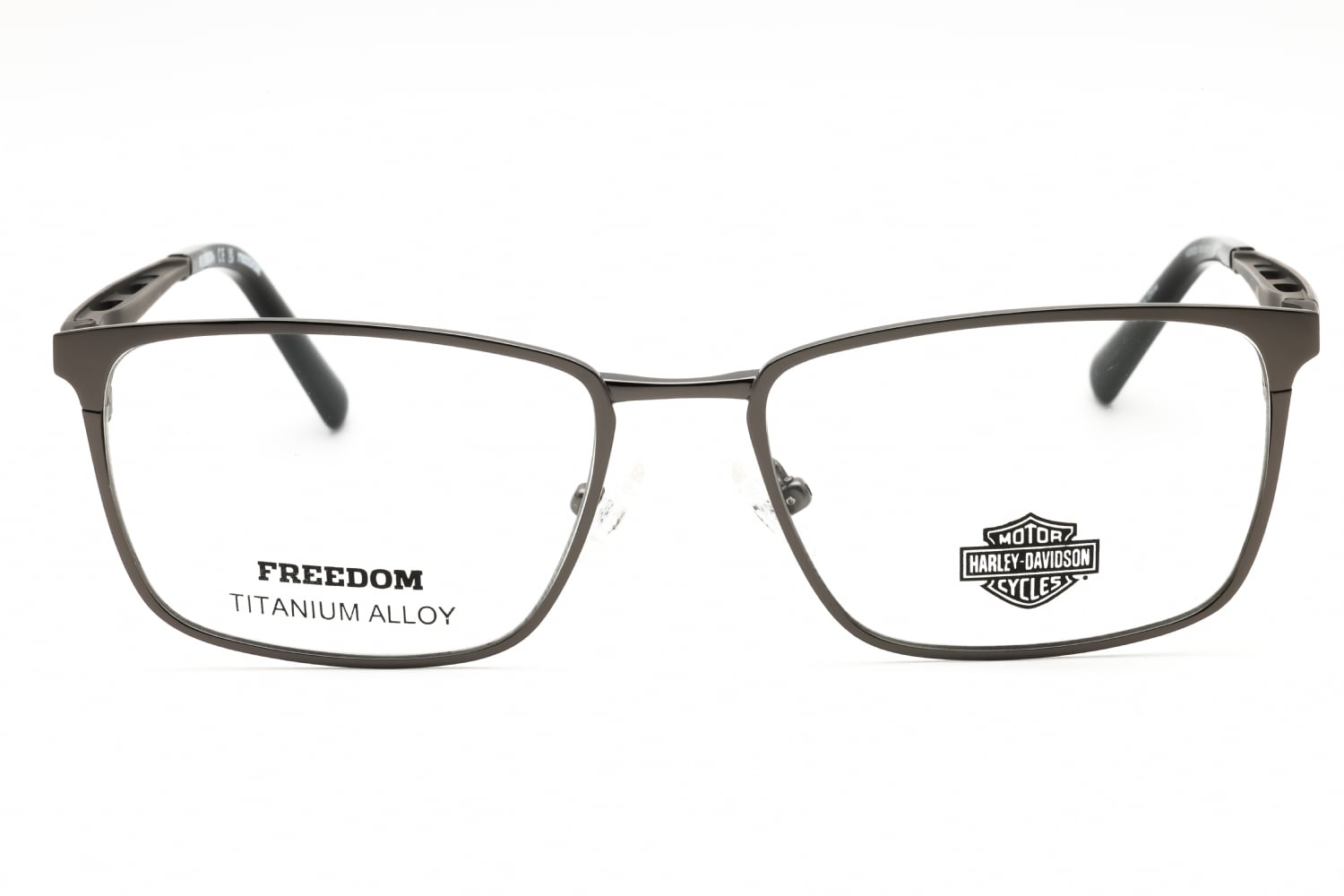 Harley Davidson HD9028 - Matte Gunmetal, Titanium, Rectangle frame