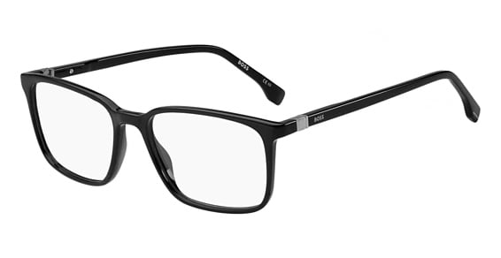 Hugo Boss Boss 1436 - Black, Acetate, Rectangle frame