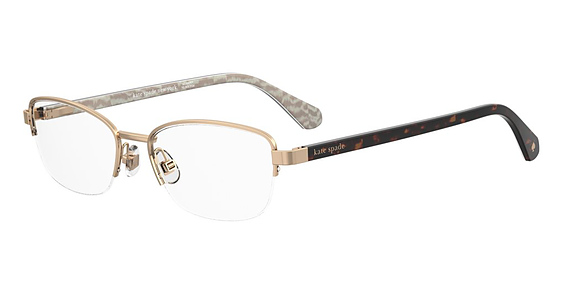 Kate Spade KS Albie 2/G - Gold, Stainless Steel, Rectangle frame
