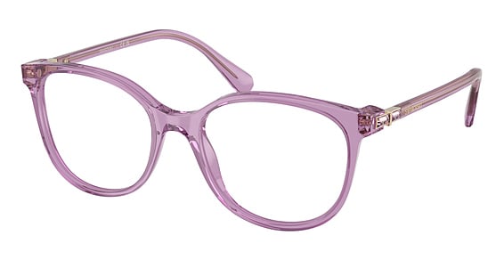 Swarovski SK2002 - Transaprent Amethyst, Plastic, Oval frame