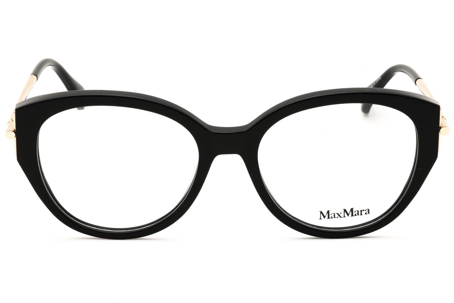 Max Mara MM5116 - Shiny Black, Acetate, Round frame