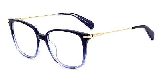 Kate Spade KS Shianne/G - Blue, Acetate, Rectangle frame