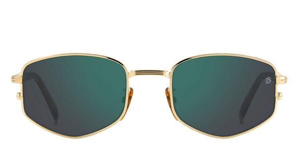 David Beckham DB 1129/S - Hm2mt Gd Honey H, Metal, Geometric frame