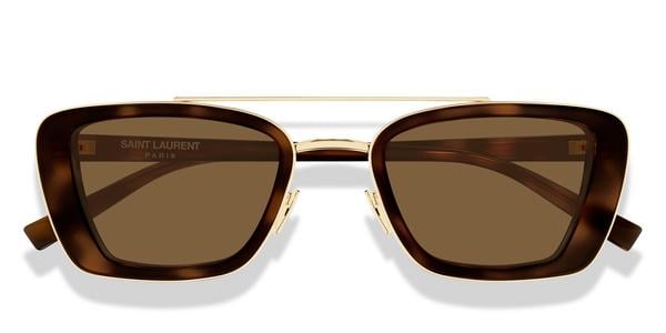 Saint Laurent SL 825 - Havana, Acetate, Rectangle frame