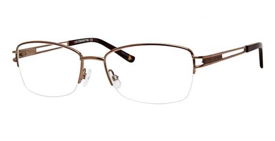 Liz Claiborne L 675 - Brown, Stainless Steel, Cat Eye frame