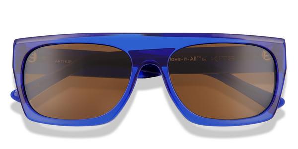 KITS Arthur Sun - Electric Blue, Acetate, Rectangle frame
